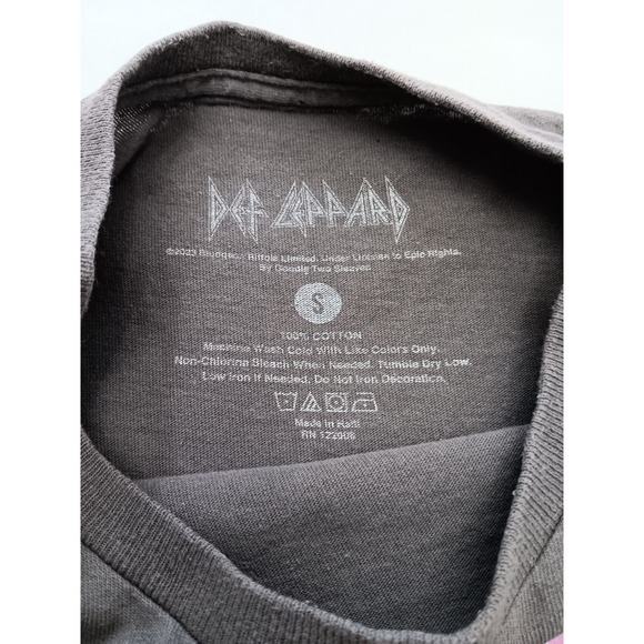 Def Leppard Hysteria Tour 1988 Graphic T Shirt Women's Size Small - Picture 4 of 7